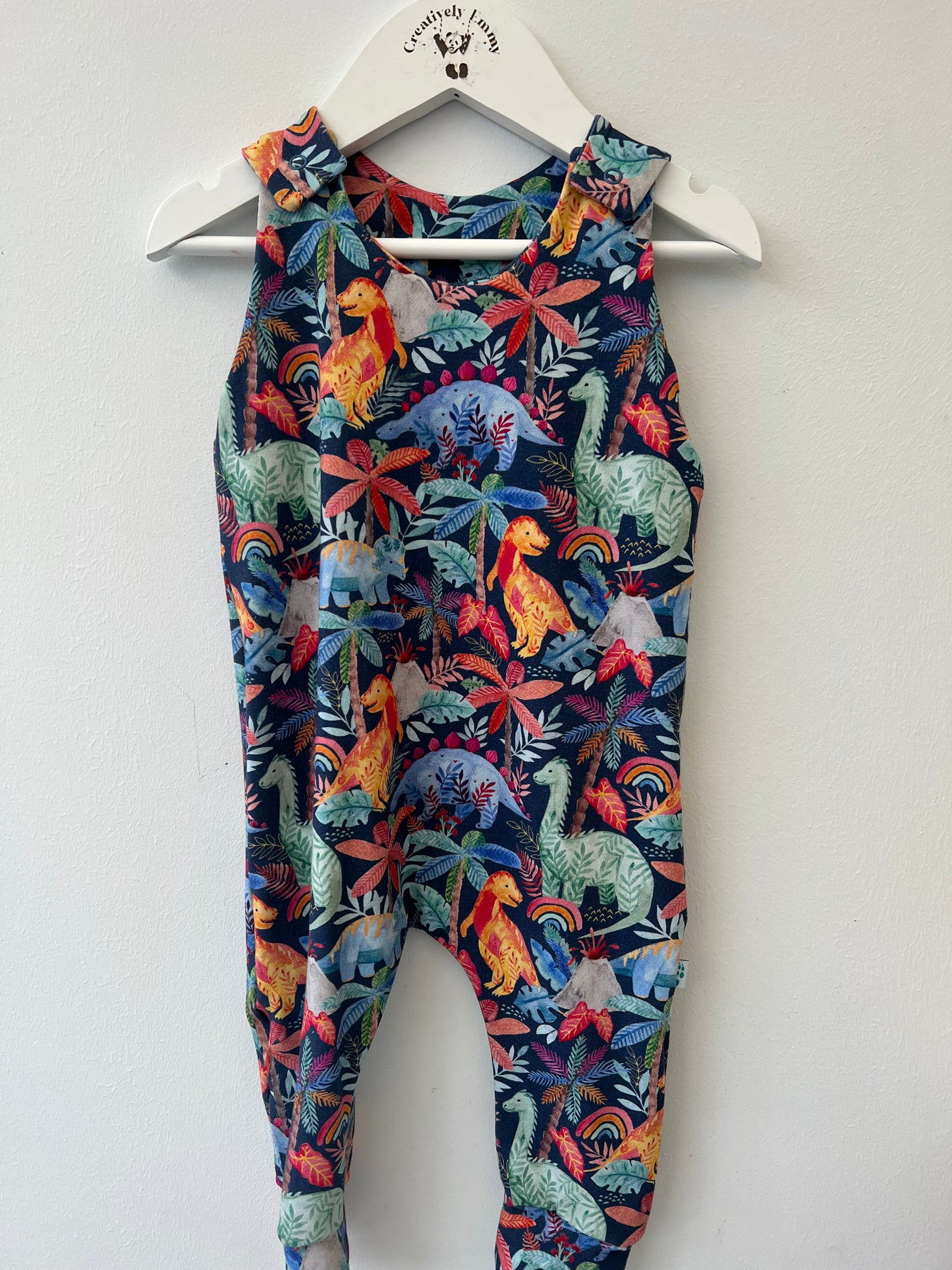 Dinosaur romper, dino romper, baby boy, romper, boys romper 